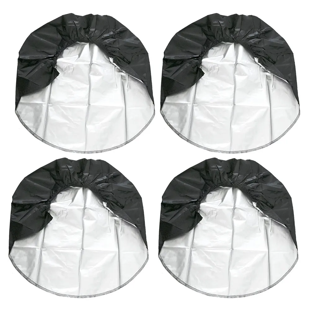 Abstract Geometrical Spare Tire Cover Dust-Proof Wheel Tire Cover Protector For SUV RV Trailer Car 14 15 16 17 Inch - View #10