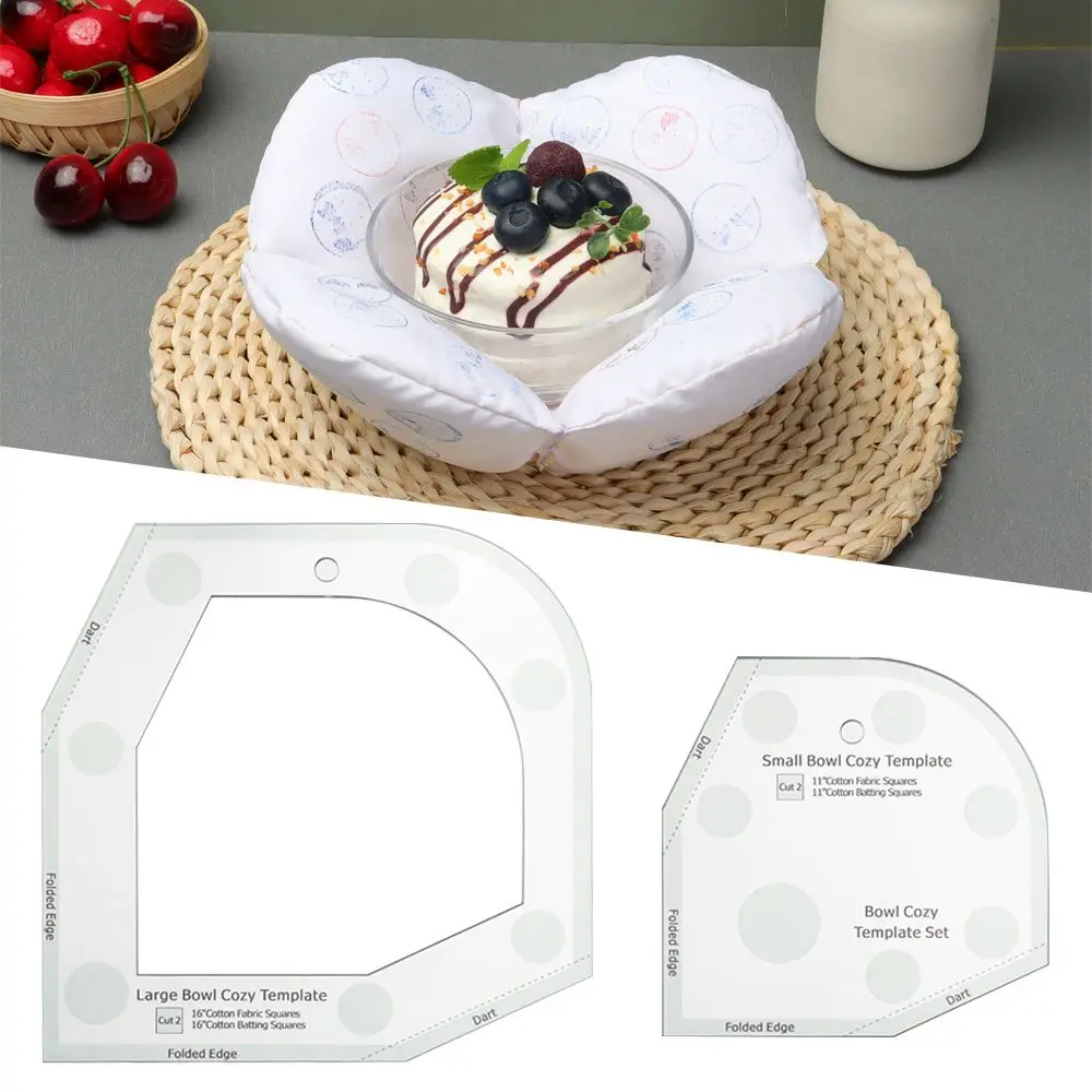 

Sewing Arts,Crafts & Sewing for DIY Bowl Wrap Sewing Template Clear Acrylic Bowl Cozy Template Cutting Ruler Set