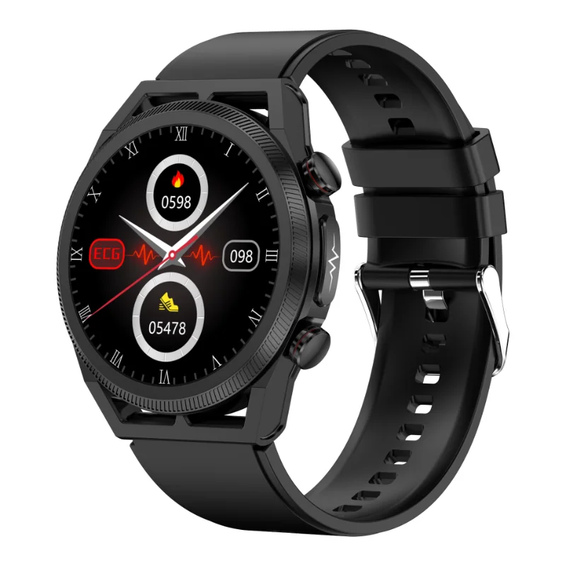 

Non-invasive Blood Glucose Uric Acid Blood Lipid ECG Monitoring Smartwatch SOS Bluetooth Call IP67 Waterproof Smart Watch Men