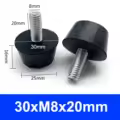 30xM8x20mm