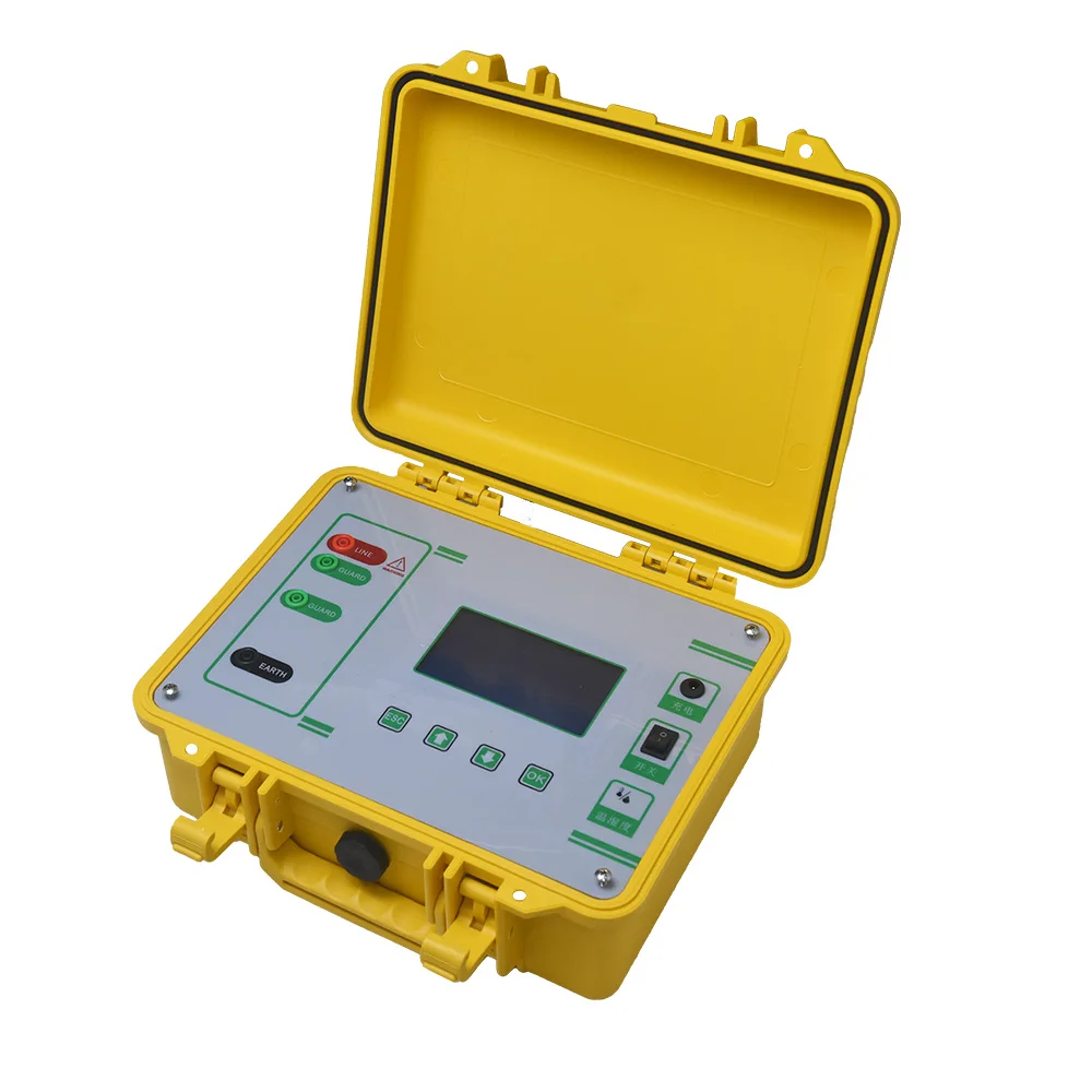 고전압 저항 메가미터 절연 저항 테스터, 메가옴 계량기 테스트 장비, 500V, 1KV, 5KV, 10KV