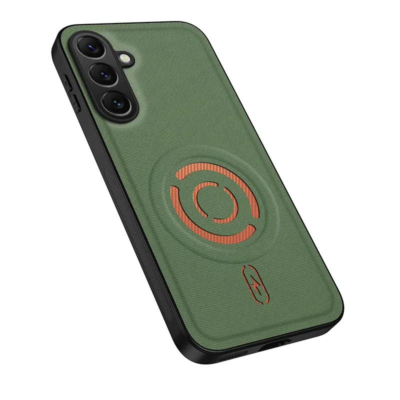 Luxury Tech Fabric Magnetic Shockproof Phone Case