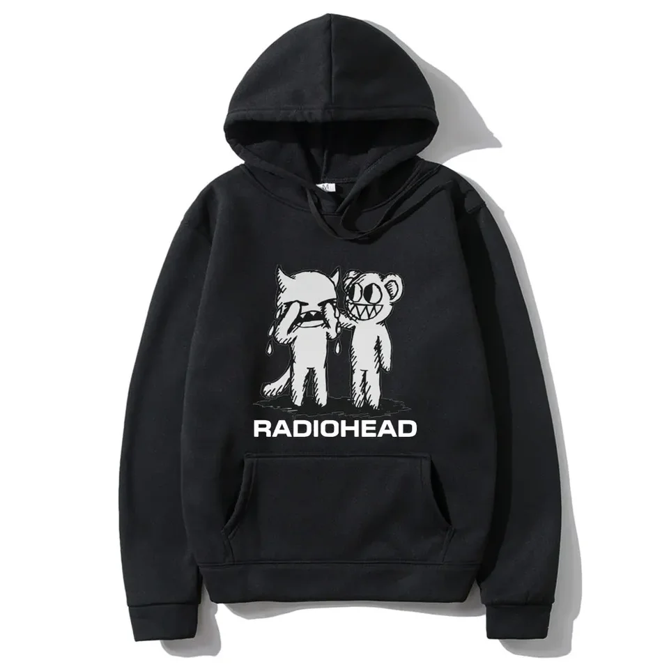 Punk Indie Rock Band Printed Hoodies for Men