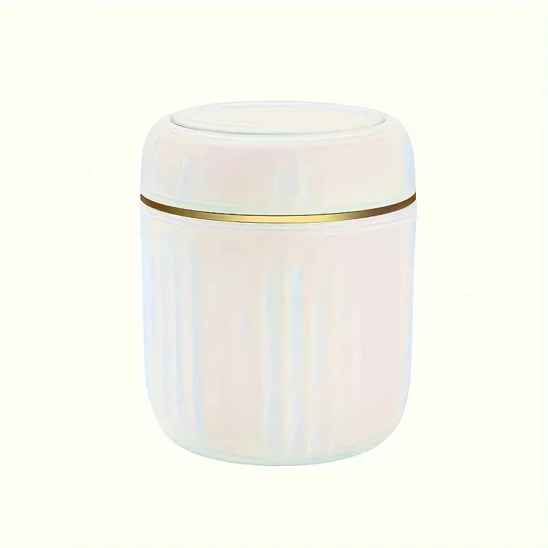 2026 NEW Mini Desktop Trash Can with Lid Garbage Waste Bin Organizer Bedroom Office Desk Storage Box Made Durable Plastic Home