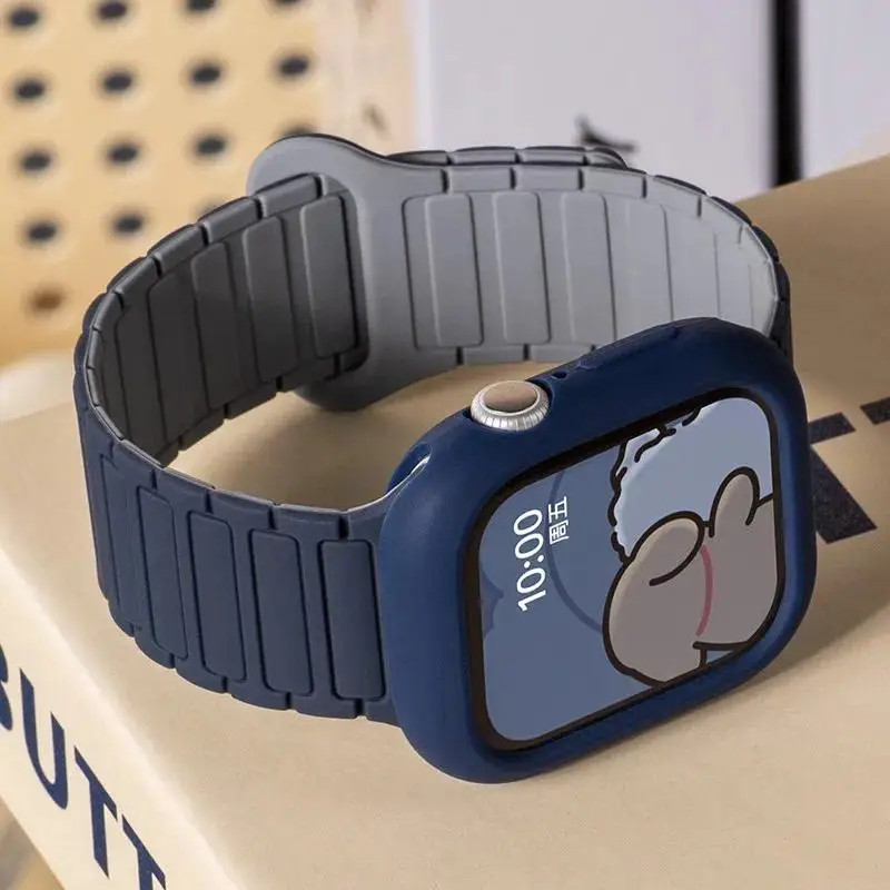 Silicone Magnetic Strap with Soft Case - Loop Wrist Bracelet