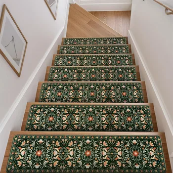 Floral Stair Treads Non-Slip Runner 1