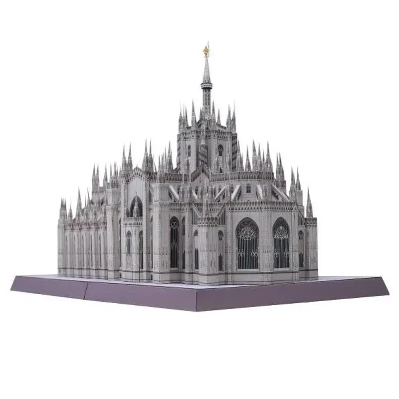 Milan Cathedral Italy World Classic Architecture Building 3D Paper Model