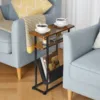 End Table , Narrow End Table Living Room Couch Side Table,Skinny Bedside Table Nightstand Bedroom Thin Side Table 4