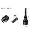 6-19mm Impact Socket Magnetic Nut Screwdriver Deep Socket Adapter 1/4inch Hex Wrench Heads Electric Drill Bit Repairing Tool 5