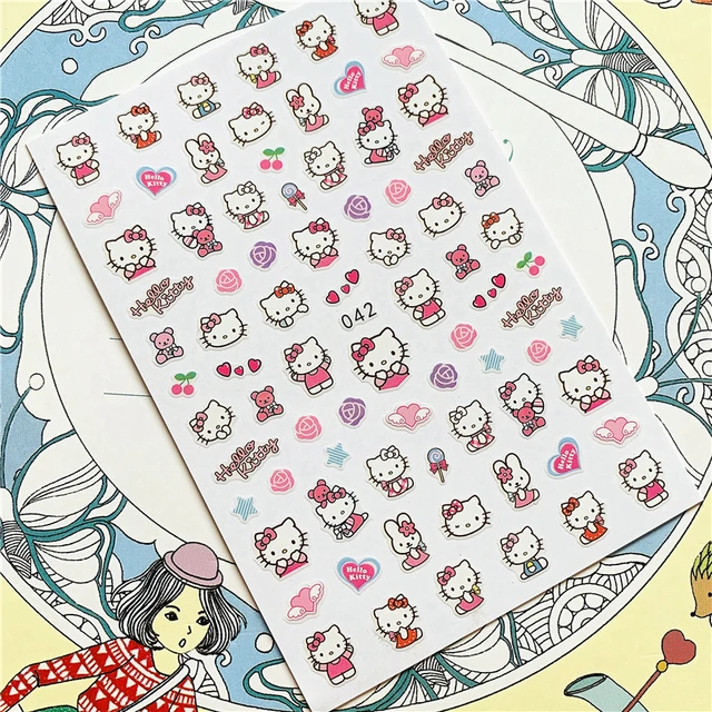 TSC-119 TSC-282 TSC-130  Japanese hot blooded anime 3D Back glue Nail Art Stickers Decals Sliders Nail ornament decoration EB-042