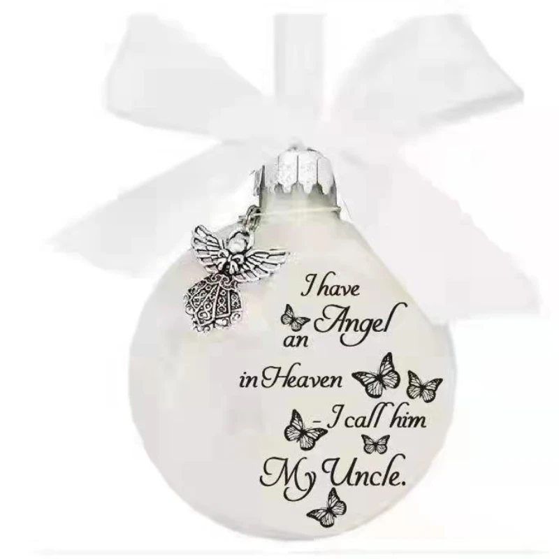 Angel in Heaven Christmas Ornament Durable Memorial Ornament Angel in Heaven Decor Sister Brother Father Mom Memorial Orna