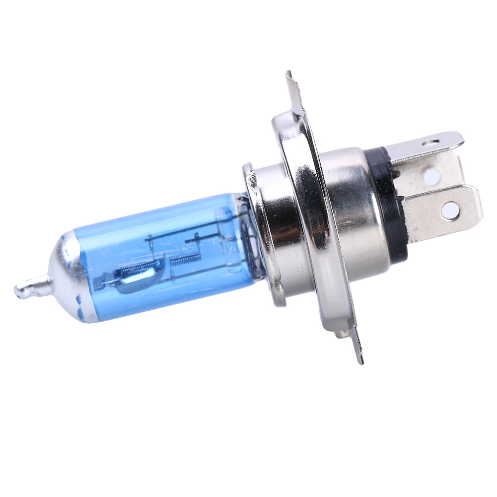 2pcs H4 55W Halogen Car Light Bulb High Low Beam H4 12V 60/55W P43T 9003 Super Xenon White 6000K Headlight Lamp