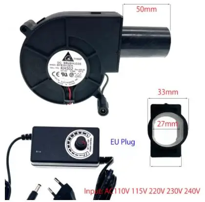 Blower with eu plug