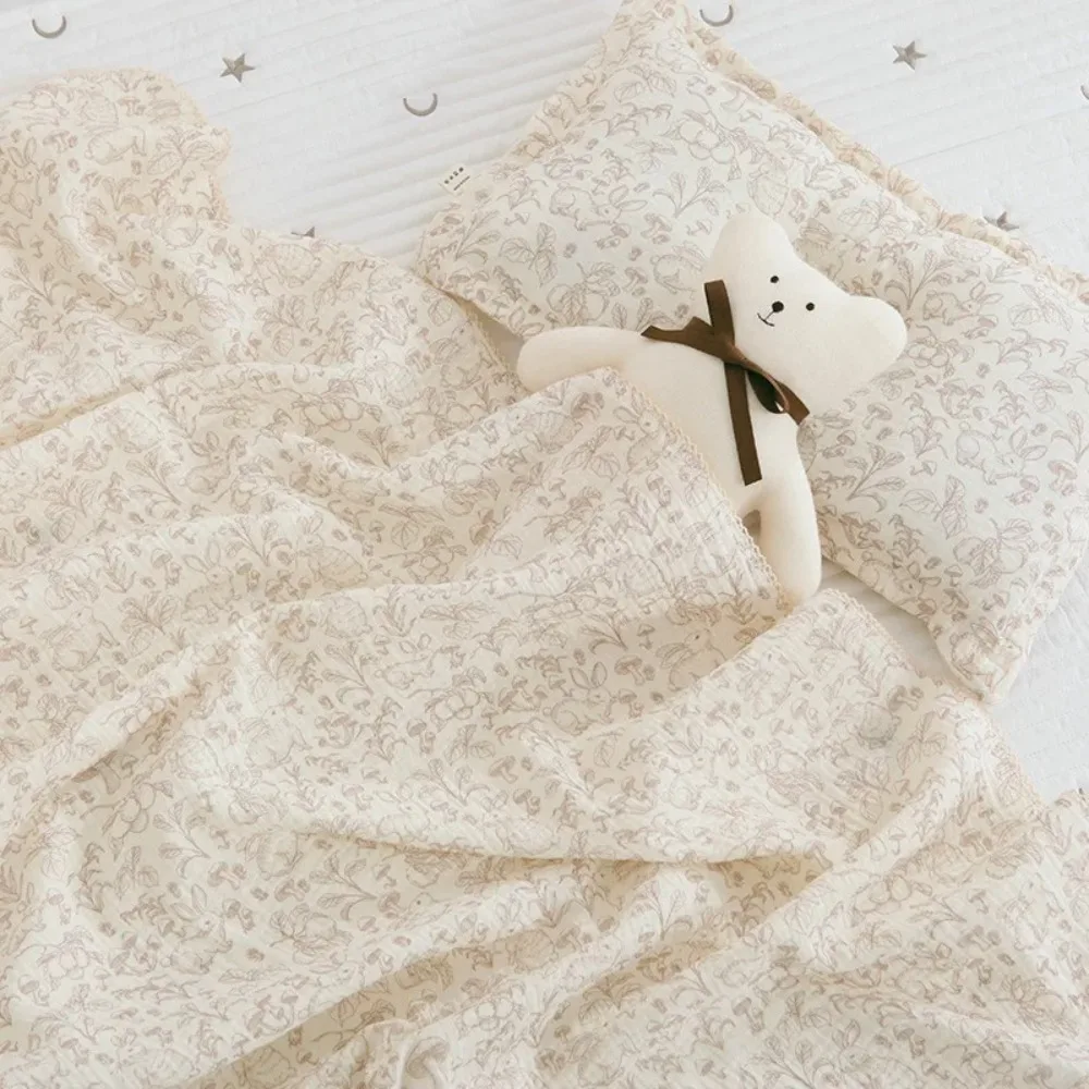 Cotton Muslin Blanket Swaddle Wrap for Baby