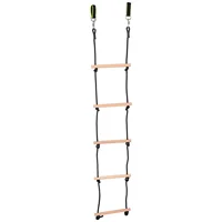 Portable Wooden Swing Rope Ladder Climbing Toys Tree Houses Swings Bunk Bed Rope Kids Beech Hanging Accessories 1