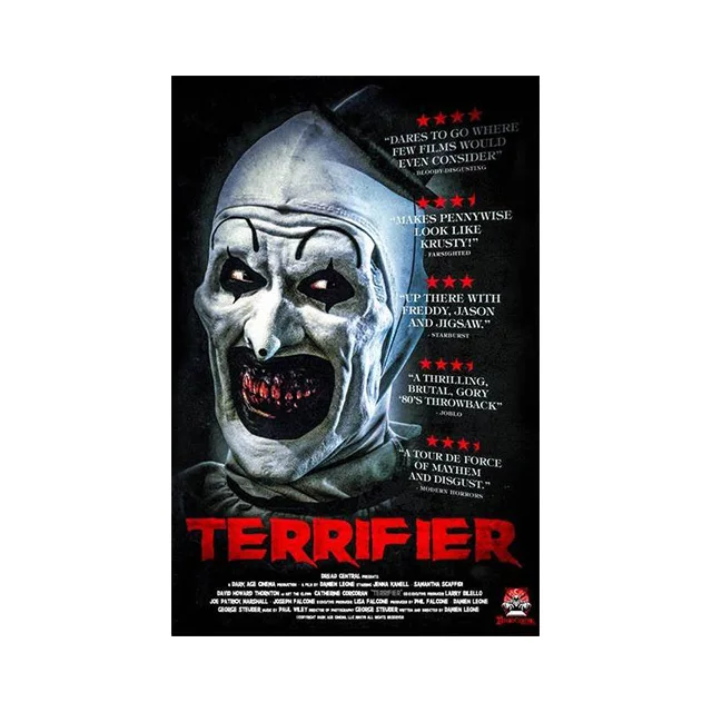 Terrifier Movie Poster Classic Film Hd Picture Wall Art Prints Mural Canvas Painting Living Room Home Decoration Posters Cuadros Peckshirt