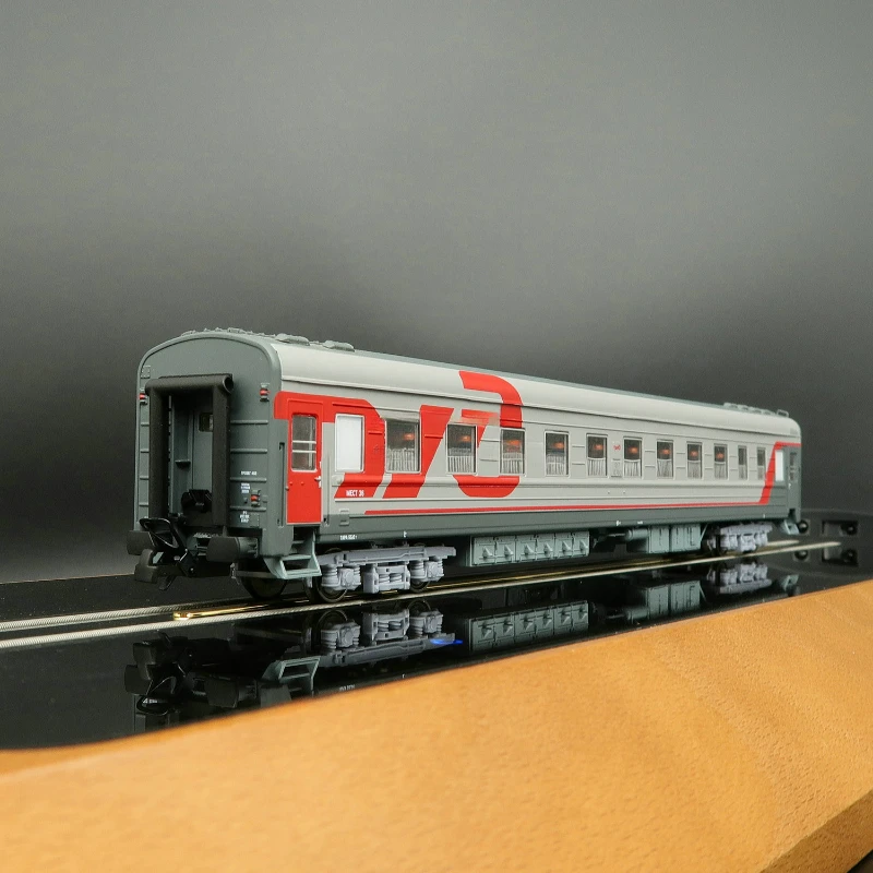 Train Model HO 1/87 RZD International Train Sleeper Car Dining Car Crew Cabin Six Sections