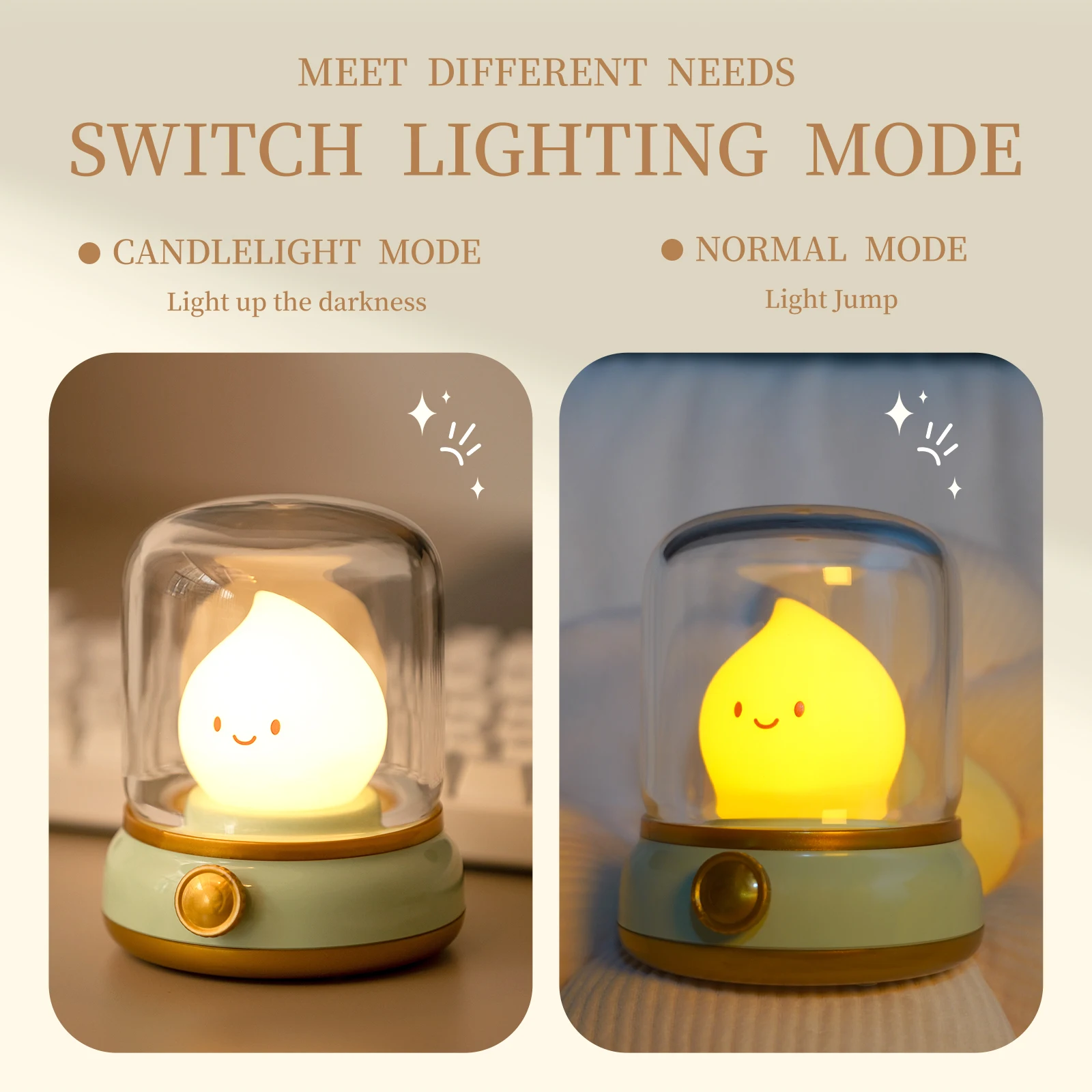 Mini Desktop LED Cute Night Lamp Creative USB ricaricabile portatile Cartoon lampada da tavolo per Coffee Bar Home Decor Hotel camera da letto