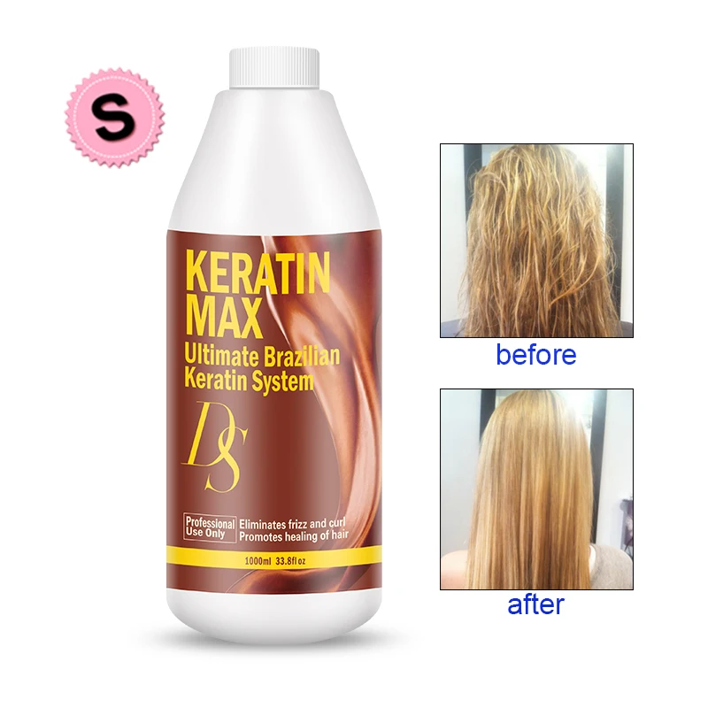 Brazilec keratin vlasy léčba 1000ml 8% formalínu odborný keratin léčba spravit damaged&straightening vlasy