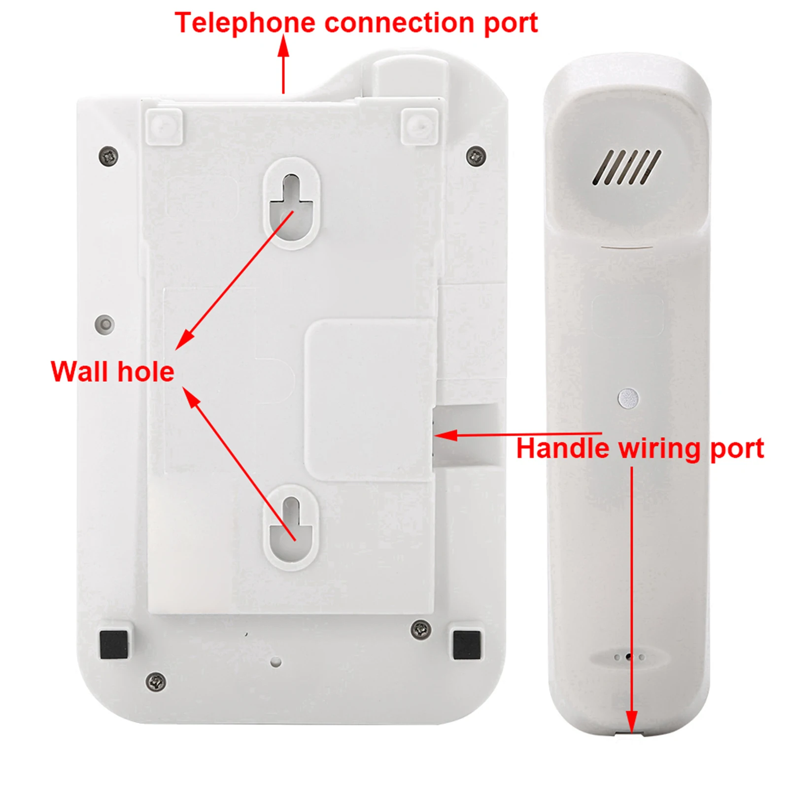 Home Hotel Wired Desktop Wall Phone Landline Telephone Home Phone Home Telephone Hotel Telephone Landline Phone Telephone White