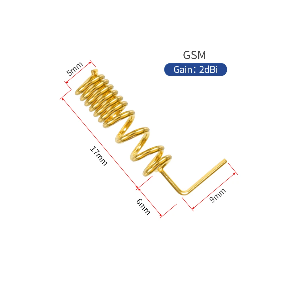 10pcs 433MHz 915MHz Spring Antenna 3.5dBi Pure Copper Omni Signal Booster Receiver for Wireless Network Card Router