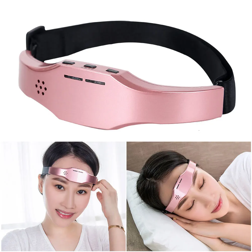 Electric Head Massager Sleep Monitor Migraine Relief Insomnia Therapy Release Stress Device Sleeping Di |