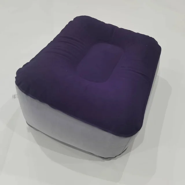 Inflatable Footrest Pillow PVC Foot Rest Air Pillow Cushion For Travel Office Home Leg Up Relaxing Feet Tools Under Desk 5