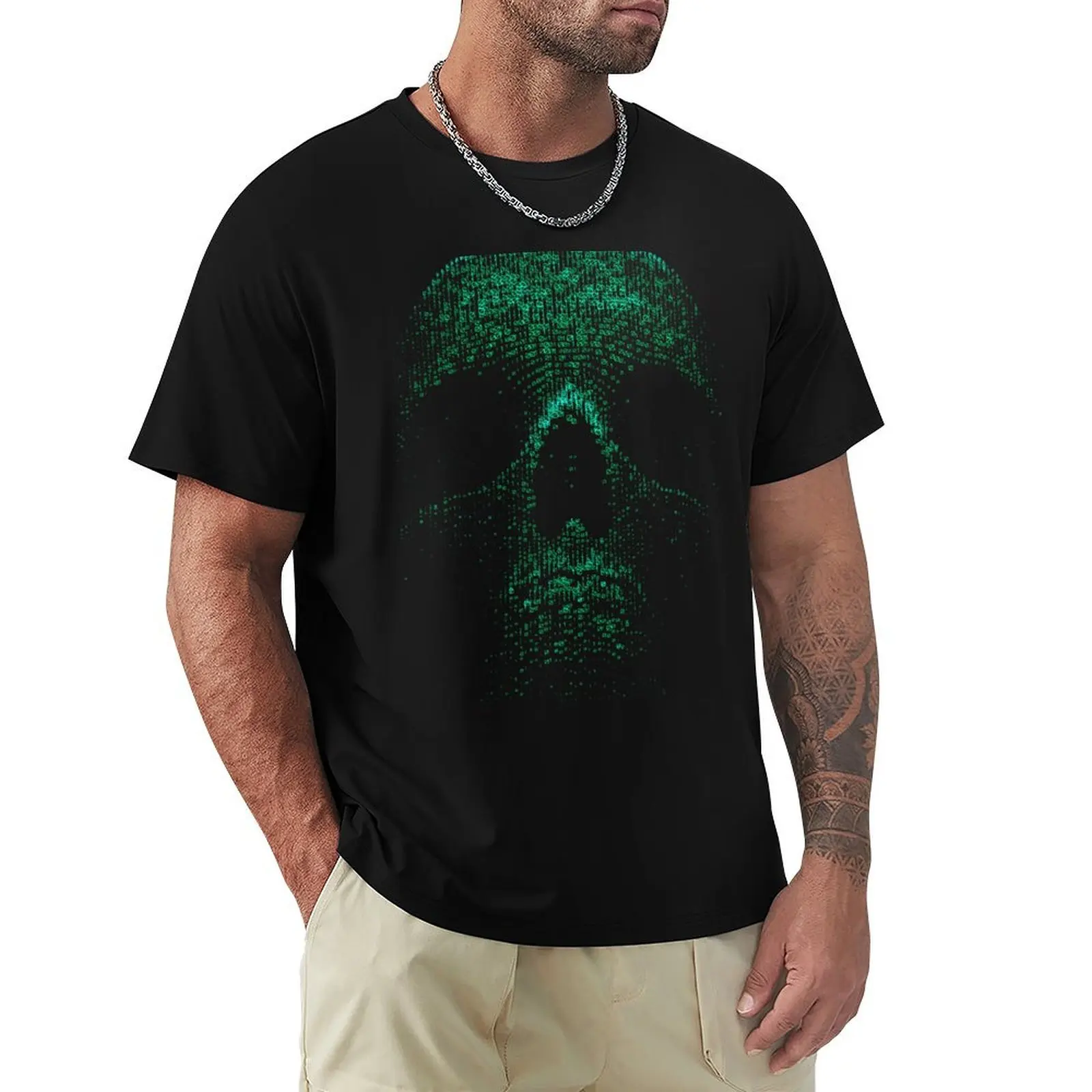 

skull!!! T-Shirt plus sizes vintage clothes customs animal prinfor boys Men's cotton t-shirt