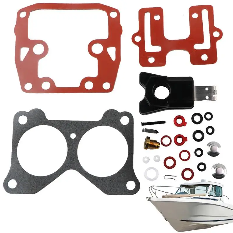 

Carburettor Rebuild Repair Set Carburetor Carb Repair Gasket Kit Fits Johnson/Evinrude 0439076 V4 V6 Crossflow Pure Brass Spray
