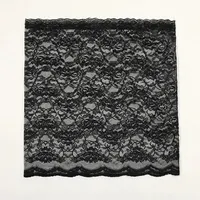 Embroider Lace Scarf Church Shawl Women Solid Color Wedding Temperament Veil Scarf 53*55cm 5