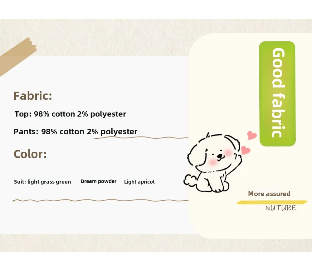 Description Picture 3 of itemGirl's Cartoon Set 2025 New Summer Baby Thin Rabbit Pajama Trendy Full Edition Printed Sleep Pants Two Piece Set
