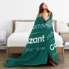 Aston Martin F1 Formula One Team Blanket Flannel Portable Sofa Throw Blankets For Couch Bedding Travel Throws Bedspread Quilt 1