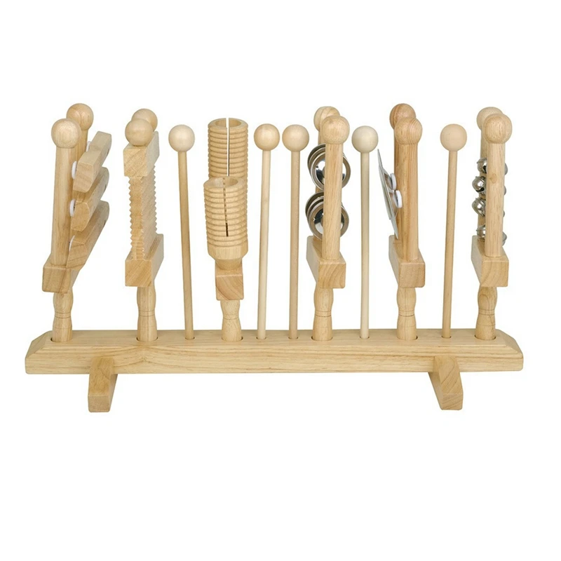 

6 PCS Set Of Children's Early Education Toy Set Percussion Instrument Outdoor Early Education Music Teaching Aids Easy To Use