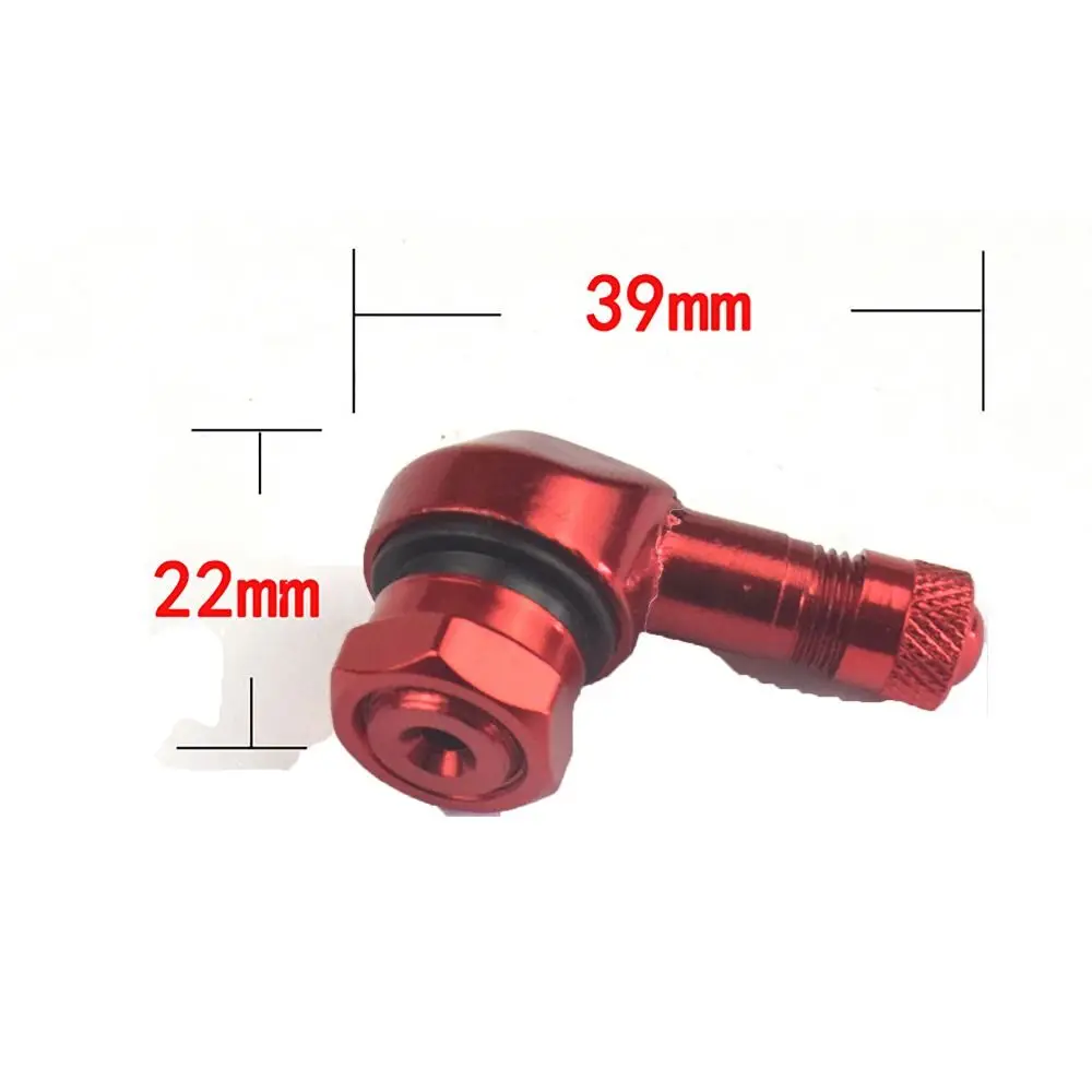 90° Valve Motorcycle Rim Leakproof Aluminum Alloy Motorcycle Valve Stems Motorcycle Modification Motorcycle Wheel Tire