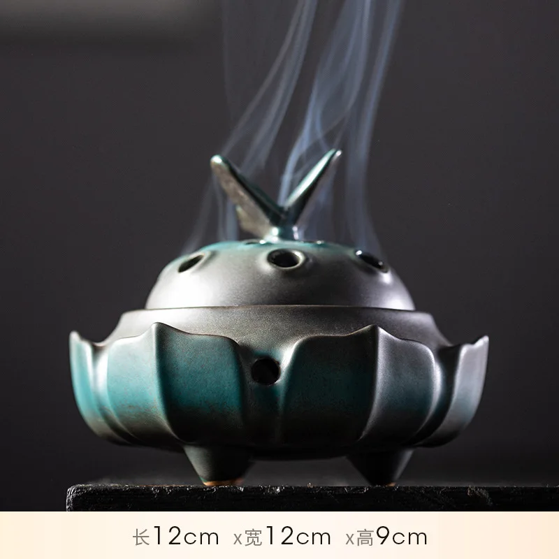 YXY Retro incense burner ceramic 4 hours coil incense base