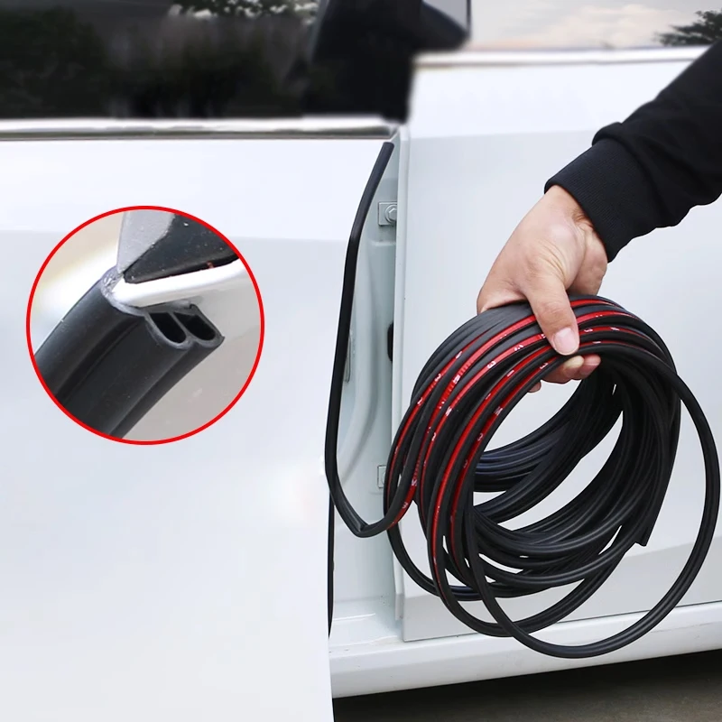 

Car Door Scratch Protector Strip 5/10/16M Trim Edge Sealing Guard For Car Hood Trunk Noise Insulation Anti-collision Accessories