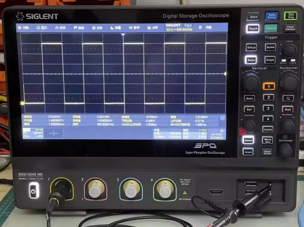SIGLENT High resolution digital oscilloscope SDS1072X/1074X/1102X/1204X HD high-