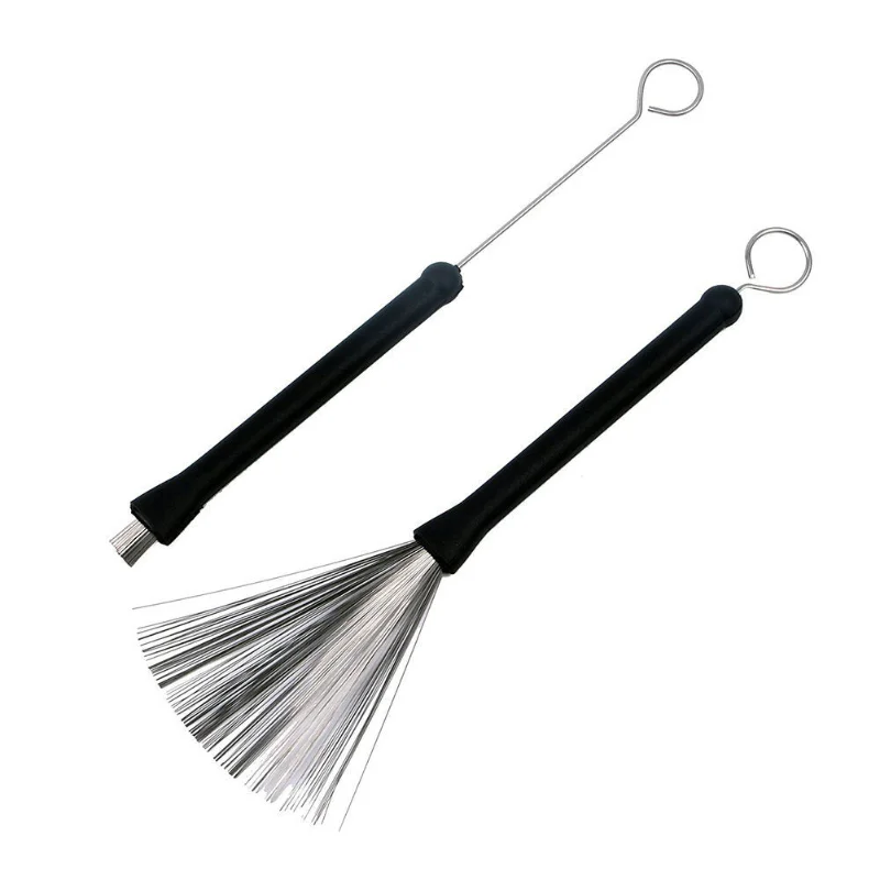 

1PC Metal Drum Stick Drum Brush, Special Drum Brush for Drum Set, Retractable Steel Wire Drum Brush