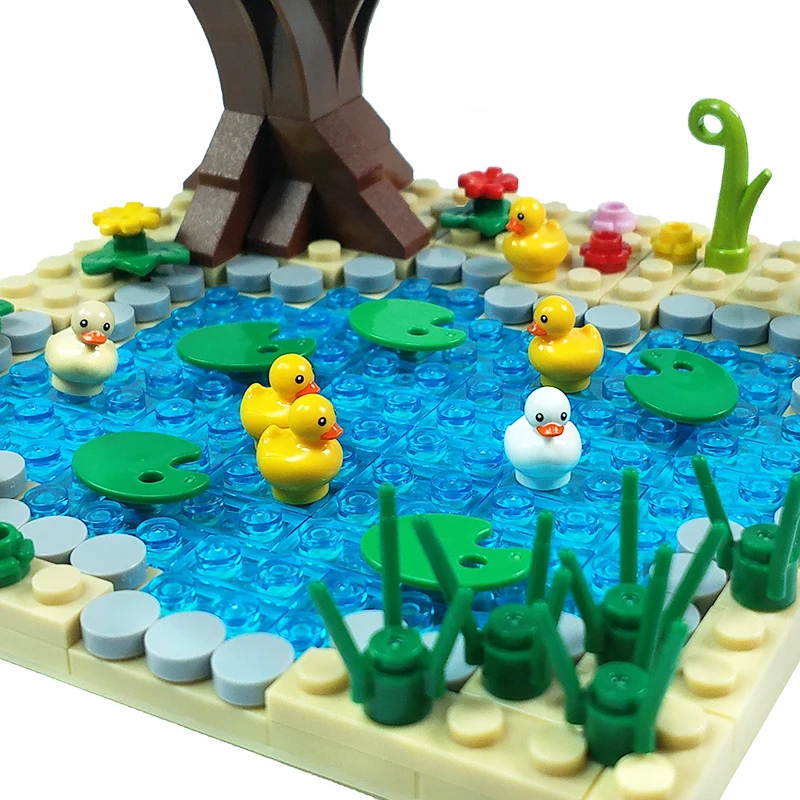 Small Lego Compatible Animals Building Blocks Animal Duck | Lego Blocks Animals Farm - Blocks - Aliexpress