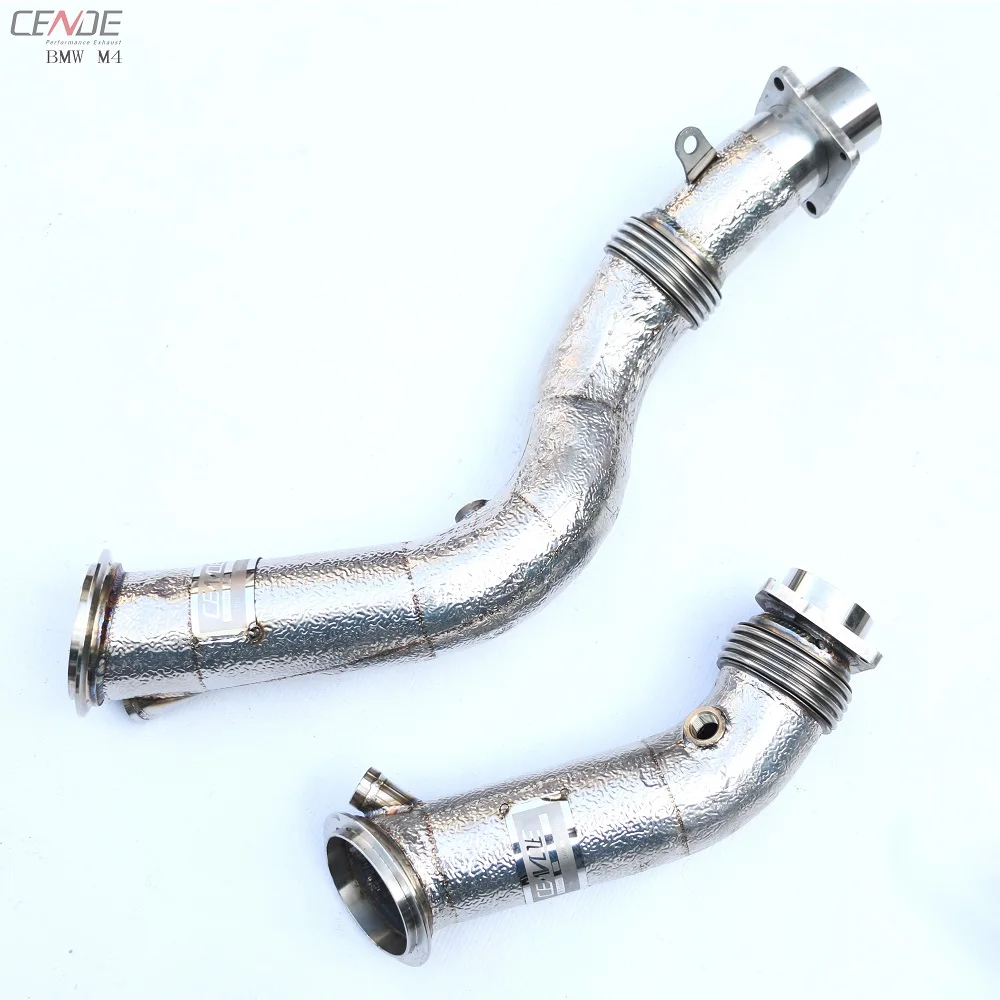 

CENDE Exhaust High-flow 300CC Downpipe for BMW F80 F81 M3 M4 downpipe 2014+