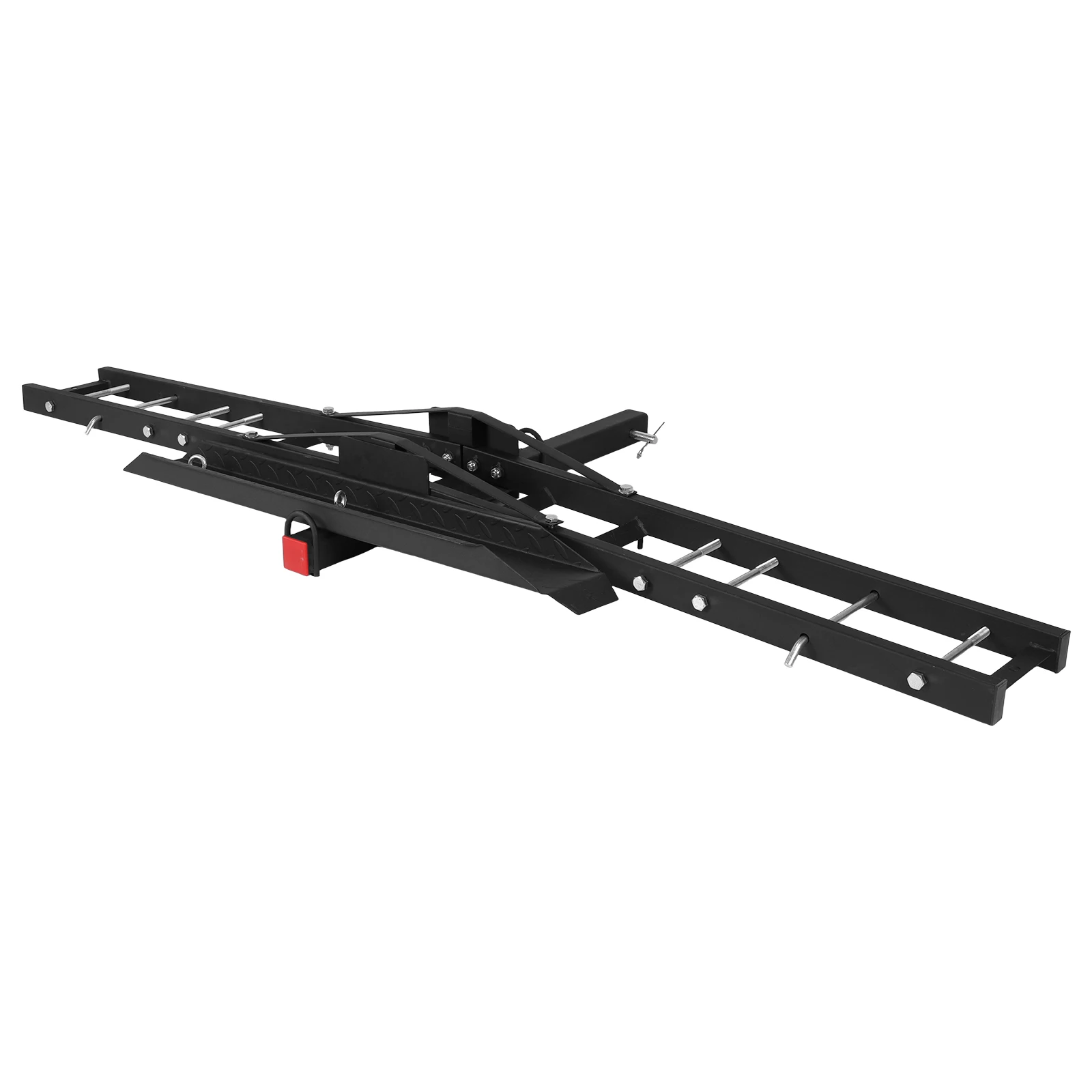 Motorcycle Hitch Carrier Anti Tilt Rear Trailer Steel Mount Rack Rust Proof Electric Bicycles Racks for SUVs Cars Trucks Vans