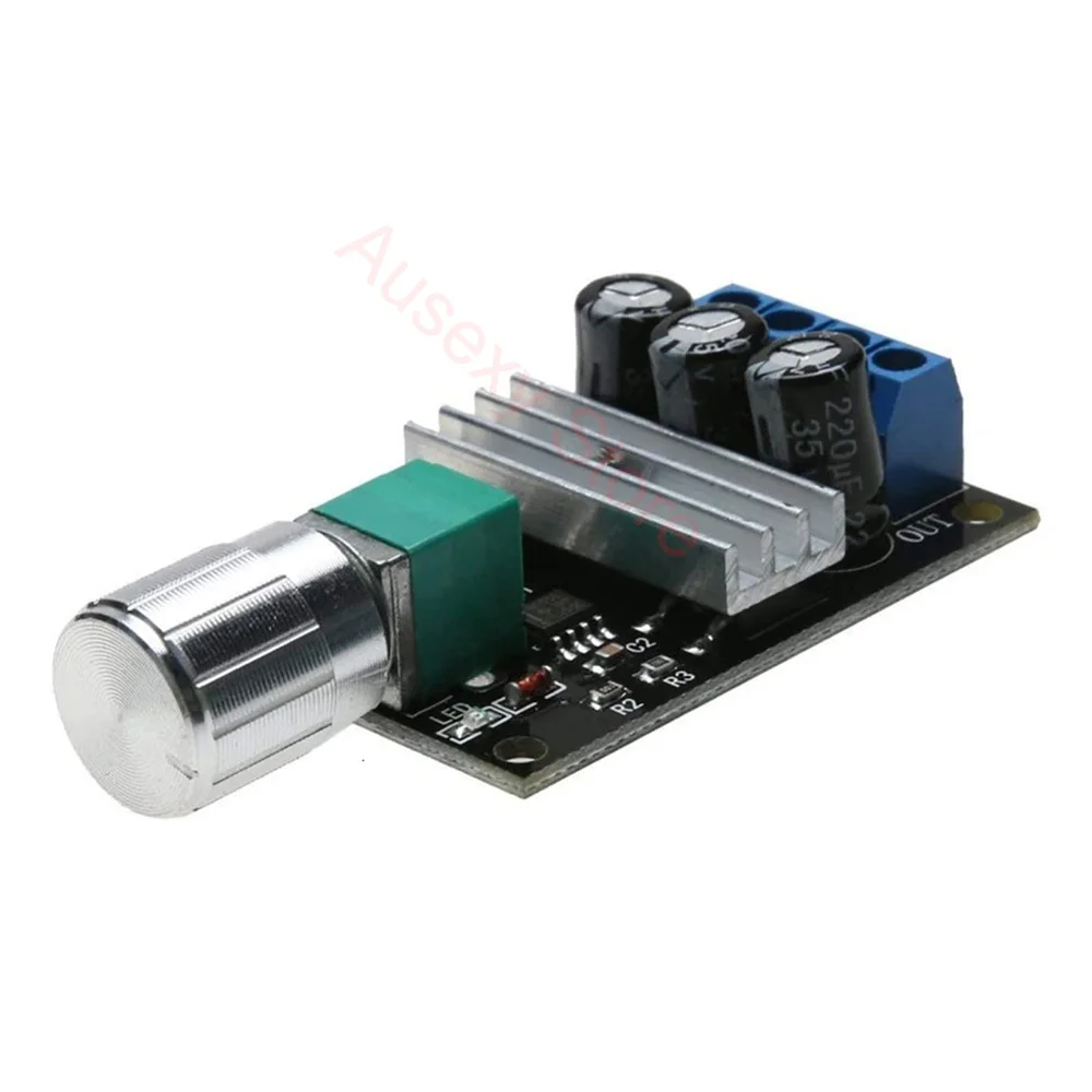 DC 6-28 V 12 V 24 3A PWM Control Switch Driver of Engine Speed Regulator Variable Fan Adjustment for DC Motor Governor Tools
