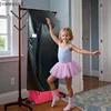 Privacy Curtain For Dance Bag Suitcase Portable Changing Room Black Three Sides Privacy Curtain With Functional Pocket 4