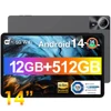 14 Inch Large Screen Android 14 Tablet 1200 x 1920 IPS FHD Resolution Display Type-C Port 12000mAh Long Battery WiFi 6 Bluetooth 1