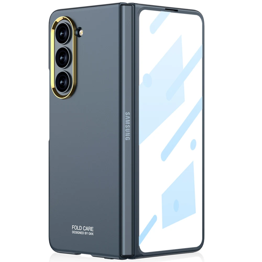 Custodia Ultra Sottile Opaca Gkk Per Samsung Galaxy Z Fold5 Fold5 Cover In Plastica Super Sottile