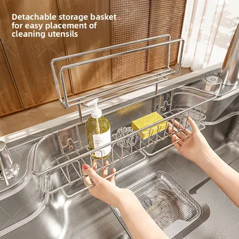 อ่างล้างจานเดี่ยวขนาดใหญ่สำหรับครัวเรือน ทำจากสแตนเลส 304 สำหรับล้างจานในครัว แบบมีลายนูน ติดตั้งใต้เคาน์เตอร์ หนาพิเศษ 2