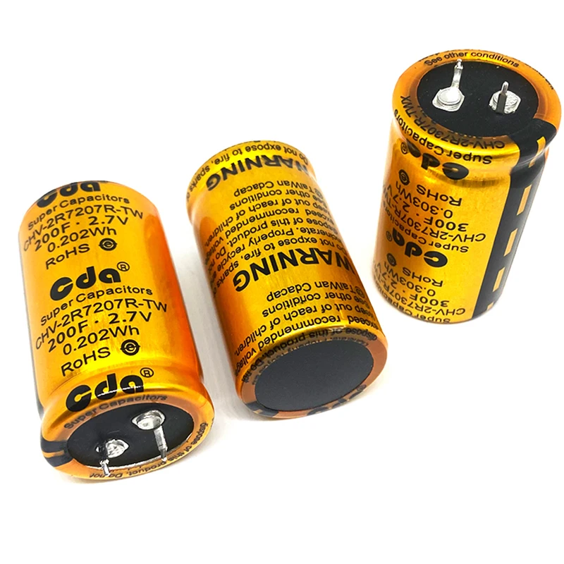 Chv Cda Super Condensatori Farad Condensatore 2.7V 200F Chv-2R7207R-Tw-S1 Supercondensatori