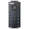 Sipolar A-423 10 Ports Industrial USB3.0 5Gbps Super Speed Data Syncs Charger Hub 2.1A Fast Charging for iPhone iPad Tablets 1
