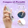 Mini Handheld UV LED Nail Lamp With Diamonds Portable Nail Dryer For Curing Gel Polish With Display Manicure Machine 6