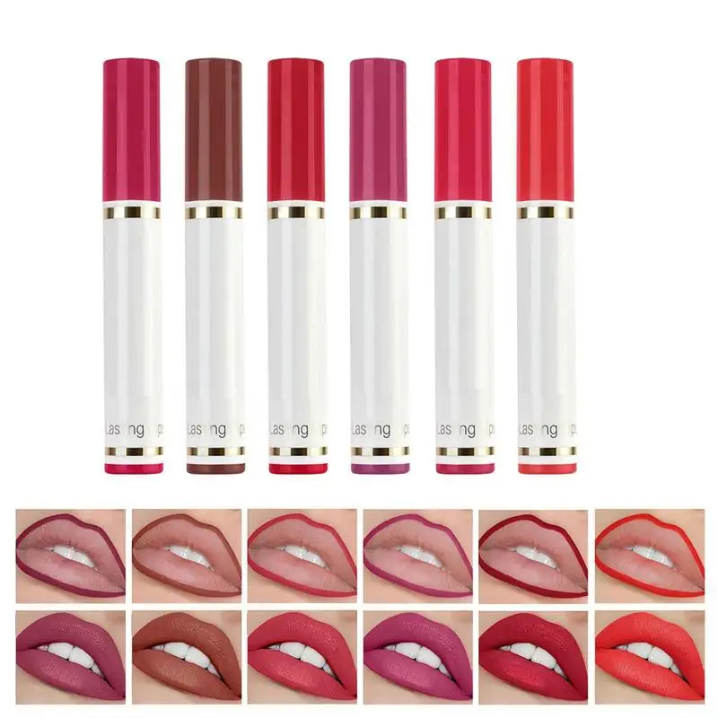 Lip Liner Pencil Matte Sexy Red Contour Liquid Lipstick Pencil Waterproof Long Lasting Non-Stick Cup Lip Tinted Cosmetics lip liner lip liner pencil lipliner pencil lip stain